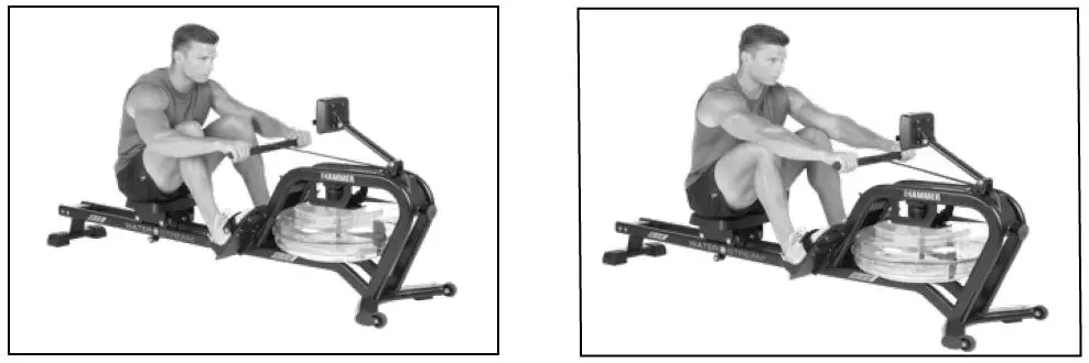 HAMMER 4542 Water Stream II Rower-12