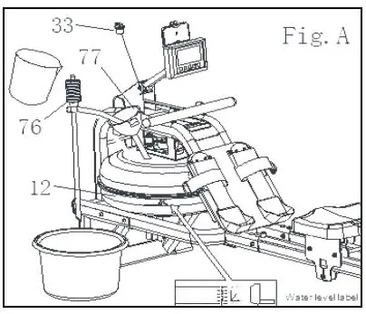 HAMMER 4542 Water Stream II Rower-6