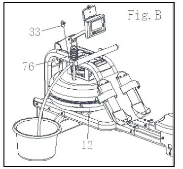 HAMMER 4542 Water Stream II Rower-7