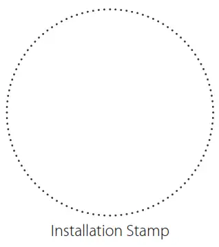 VENTS VUE 550 PBW EC Heat and Energy Recovery Air Handling Unit - Installation Stamp1