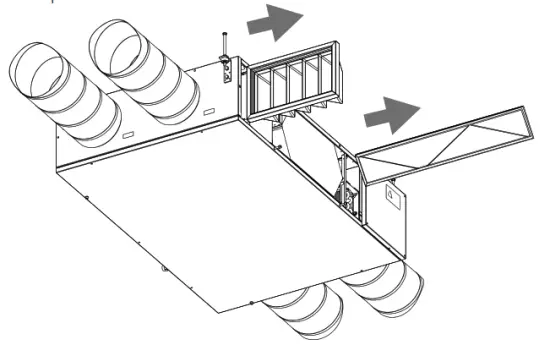VENTS VUE 550 PBW EC Heat and Energy Recovery Air Handling Unit - PROTECTION