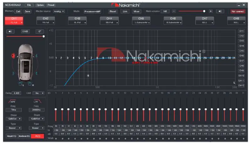 Nakamichi NDS4835AU Digital Sound Amplifier-6