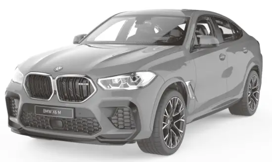 RASTAR BMW X6 M R C Car - parts