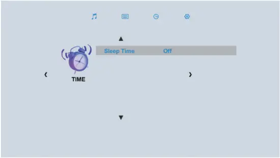 V6 - Menu settings 3