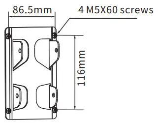 TAKSTAR ESC 80A Active Column Speaker - Installation Method 1