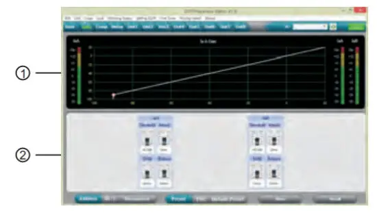 TAKSTAR ESC 80A Active Column Speaker - Noise Gate Interface
