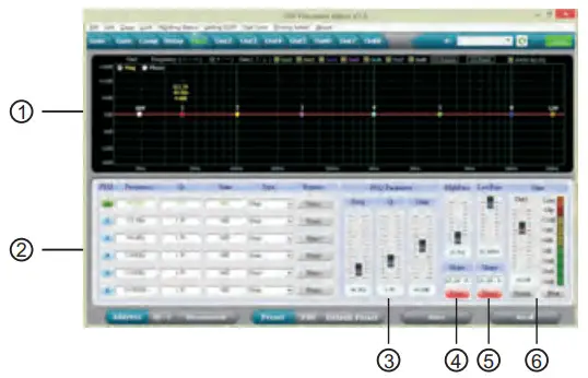 TAKSTAR ESC 80A Active Column Speaker - Output Interface