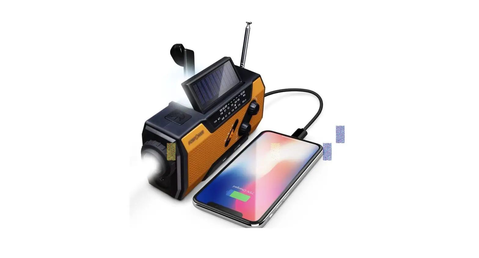 Fospower 2000mah Noaa Emergency Weather Radio (model A1) Portable Power Bank-complete Features/instruction Guide Fospower 2000mah Noaa Emergency Weather Radio (model A1) Portable Power Bank-complete Features/instruction Guide