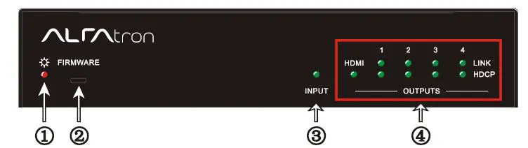ALFATRON-SUH4T 1x4-HD-Baset-Splitter-fig-1