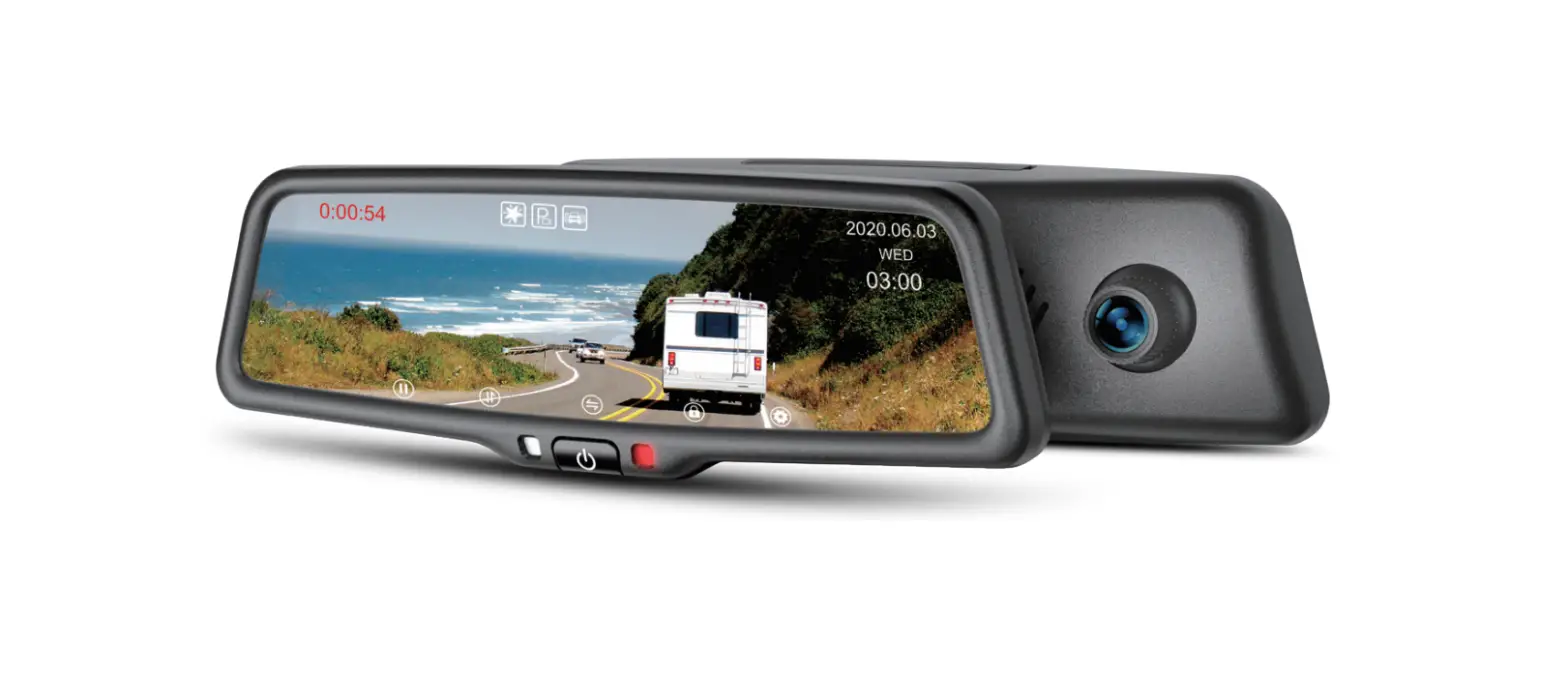 Germid Yvl-096awf-fhd 9.66-inch 1080p Streaming Media Mirror Monitor With Built-in Dash Cam User Manual