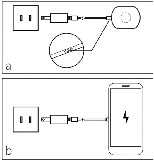 Shenzhen Lantaisi Technology MW04 Wireless Charger - Charging