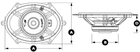 JL AUDIO C5 570CW Single 5x7 Inch 125x180mm Component Woofer