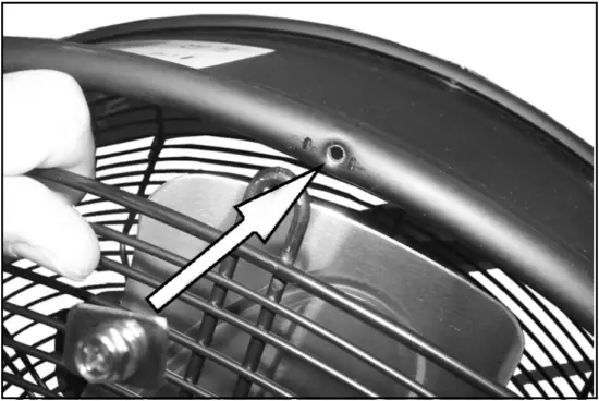 Clarke CAM30B 230V 30 Inch Drum Fan - FIG 3