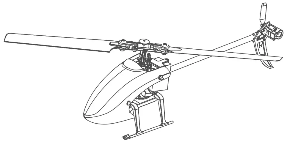 AMEWi AFX180 Single Rotor RC Model Helicopter