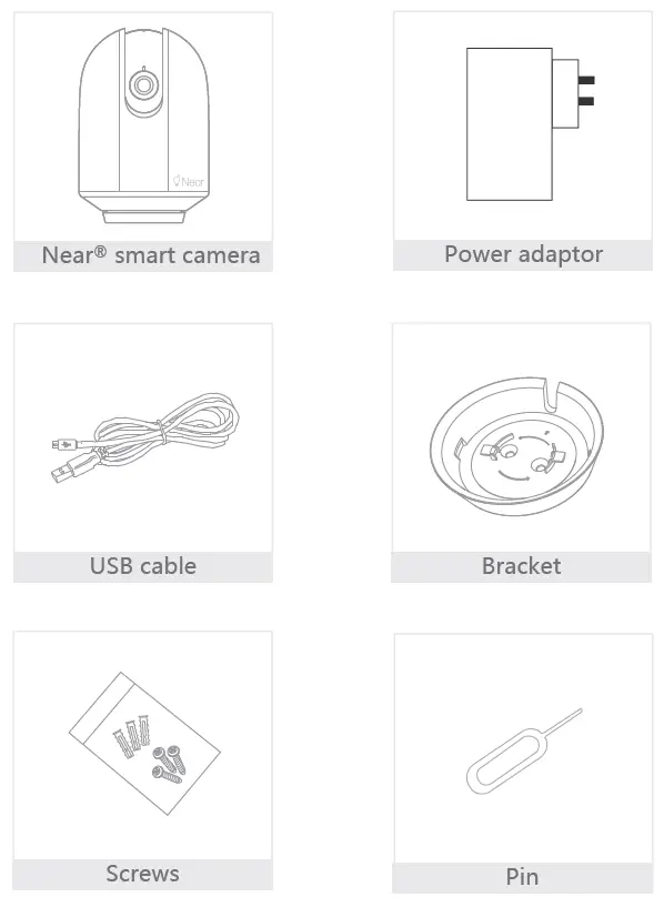 Near Pan Tilt Smart Camera Use FIG 1