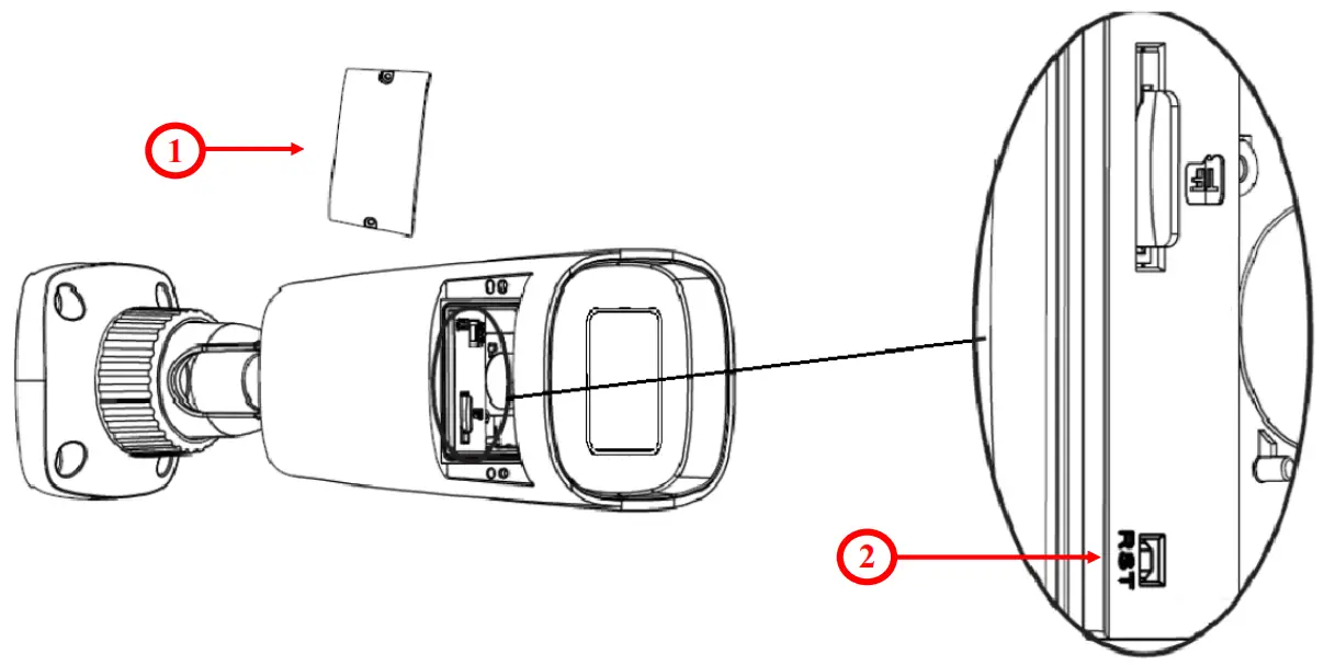 NOVUS NVIP 5H 6511 F IP Camera - buttonl