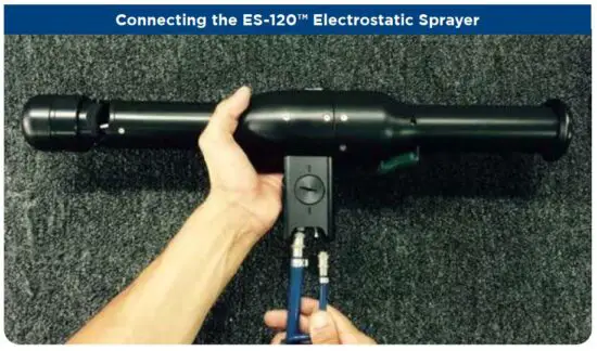FIG 3 Connecting the ES-120™ Electrostatic Sprayer.JPG