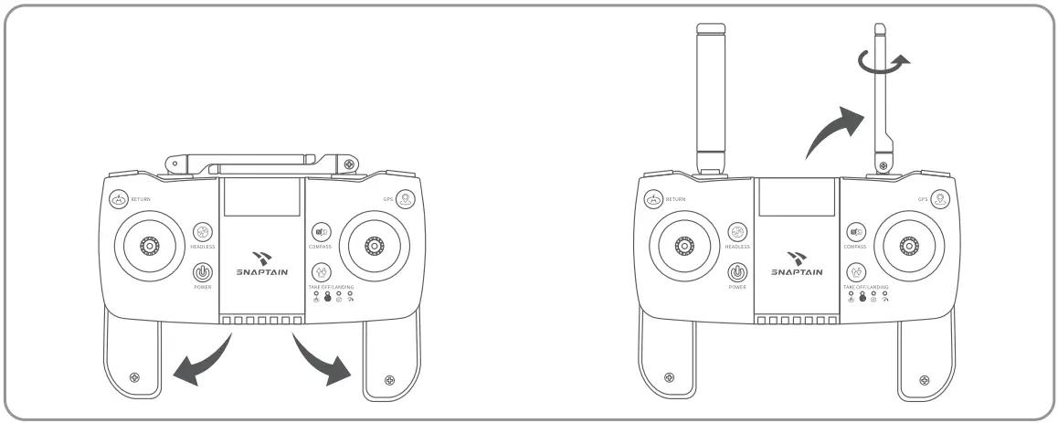 SNAPTAIN SP600N GPS Drone with gimble - FIG 17