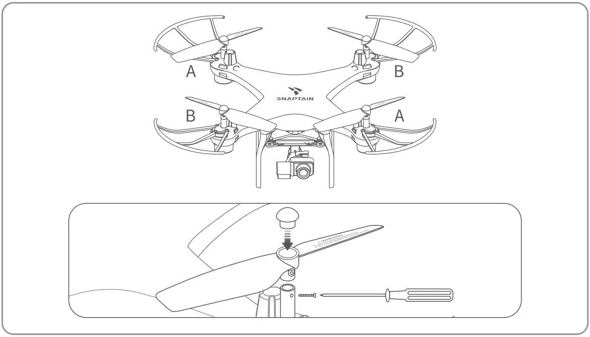 SNAPTAIN SP600N GPS Drone with gimble - FIG 19