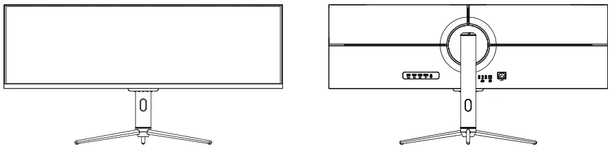 itek ITMF44A121DFHD 43  8 Inch Ultra Wide Flat Monitor - monitor