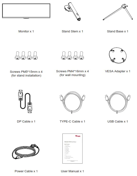 itek ITMF44A121DFHD 43  8 Inch Ultra Wide Flat Monitor