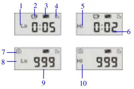 DENVER AC-1300 Action camera the screen