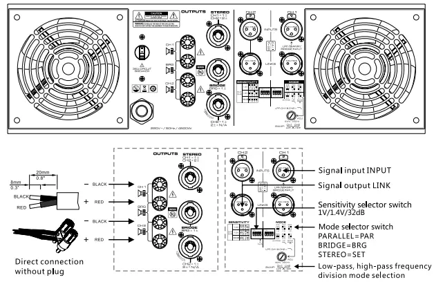 AES-MG2500-Professional-Power-Amplifier-FIG-3