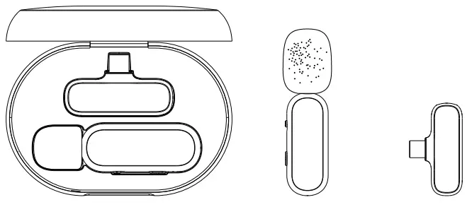 MALOGIC Mini Wireless Lavalier Microphone - Fig