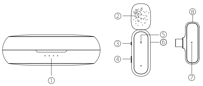 MALOGIC Mini Wireless Lavalier Microphone - Fig1