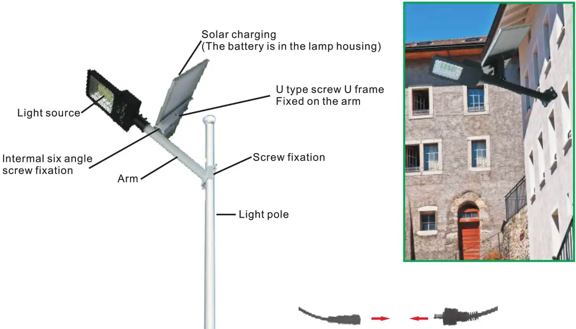 OPTONICA 5460 Solar Light - installation 3