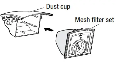IRIS Rechargeable Mattress Cleaner - Reassemble the mesh