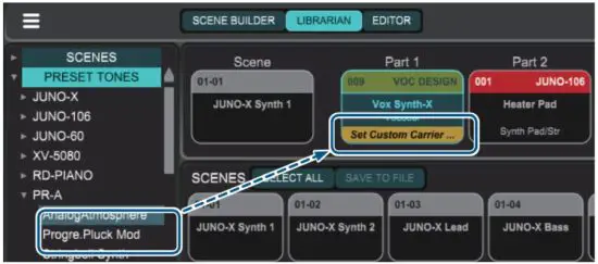 FIG 11 Selecting a Custom Tone.JPG