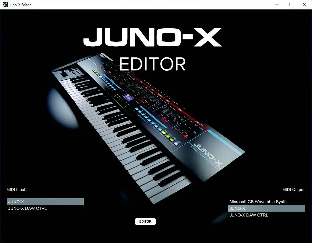 Roland Juno-x Editor Programmable Polyphonic Synthesizer Cloud Kit Owner's Manual