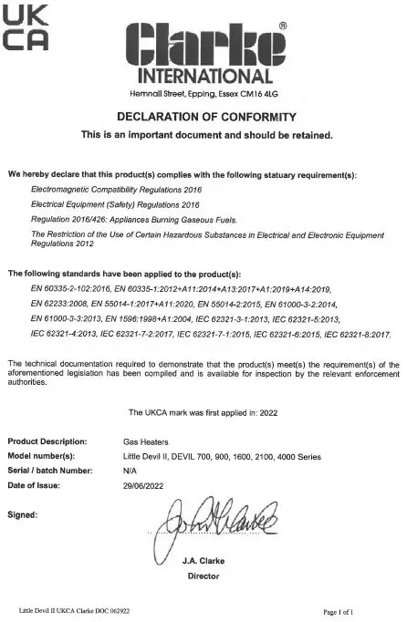 Clarke Little Devil II Gas Heaters-11