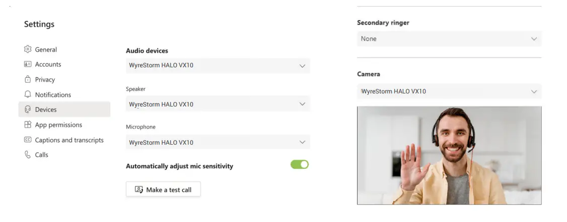 WyreStorm HALO VX10 HALO Series All In One Video Bar-9