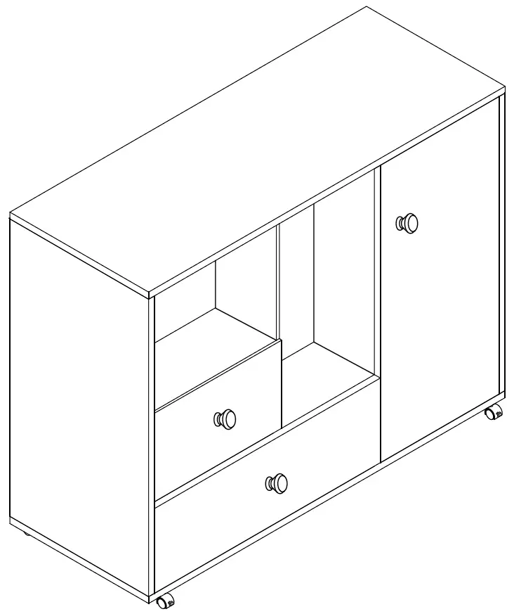 Storage Cabinet With File Drawers