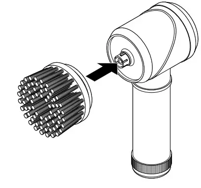 JAX MOTECH CB 102 Electric Cleaning Brush - changingheads