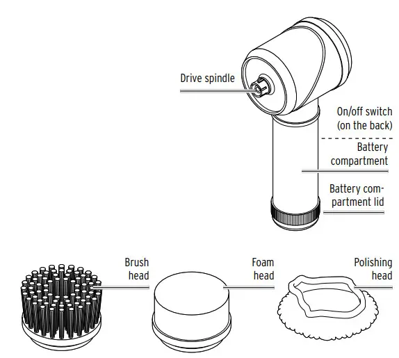 JAX MOTECH CB 102 Electric Cleaning Brush