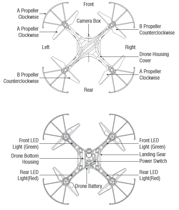 CheerWing-CW4 RC-Drone-fig-1