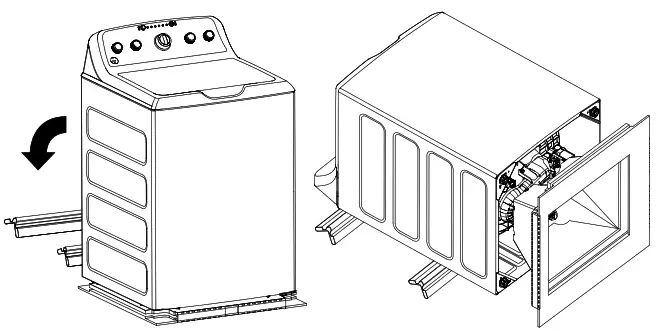CROSLEY YTW4514PNDG Top Load Washer - REMOVE THE BASE