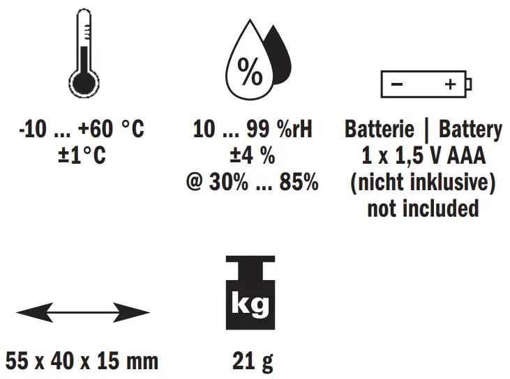 TFA 30 5055 01 Digital Thermo Hygrometer - Icon 7