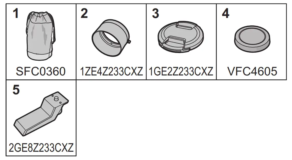 Panasonic H RS100400 Interchangeable Lens for Digital Camera - fig 1