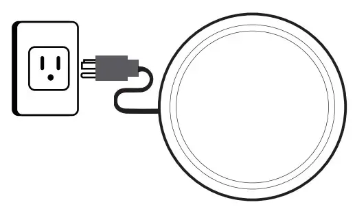 HOMLUX Round LED Bathroom Mirror - Connection