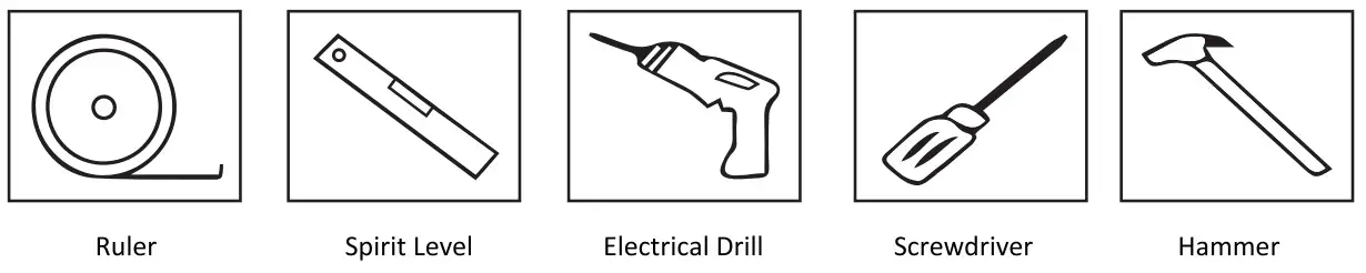 HOMLUX Round LED Bathroom Mirror - Installation