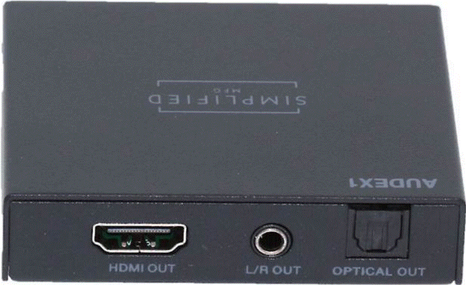 SIMPLIFIED MFG AUDEX1 HDMI 18Gbps Audio Extractor