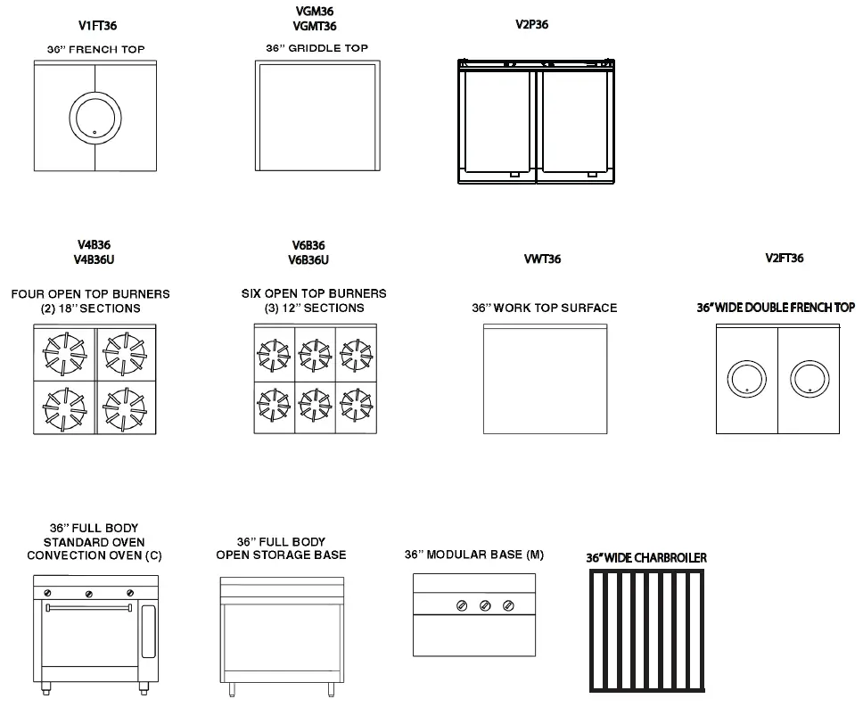 VULCAN-VWT24B-V-Series-HDR-Gas-Ranges-fig-1