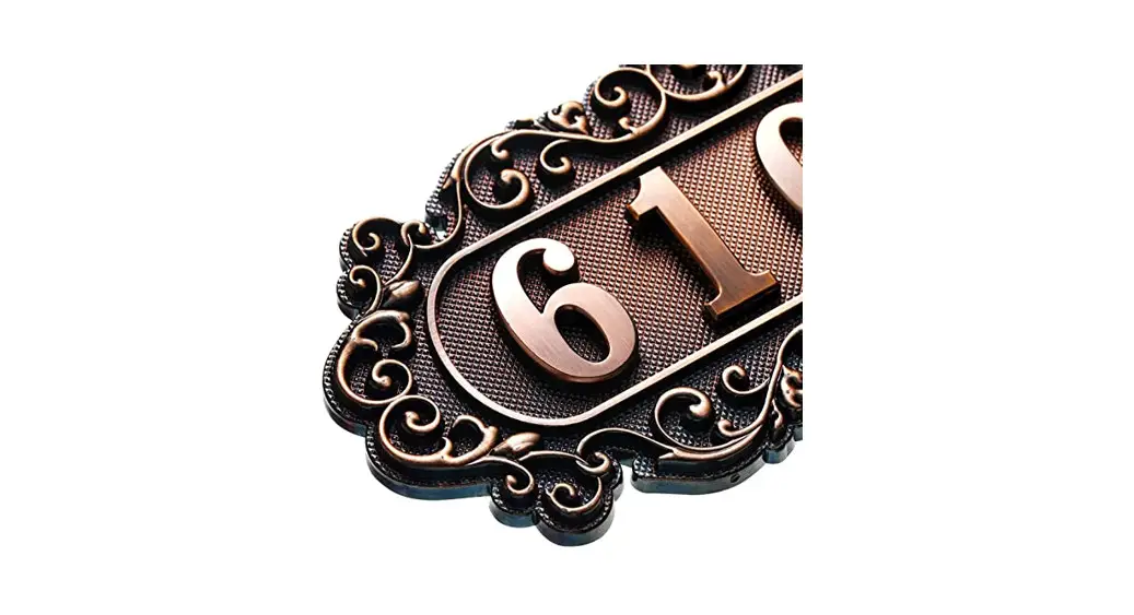 Whitehall 6107 Rectangle Address Plaque Instruction Manual