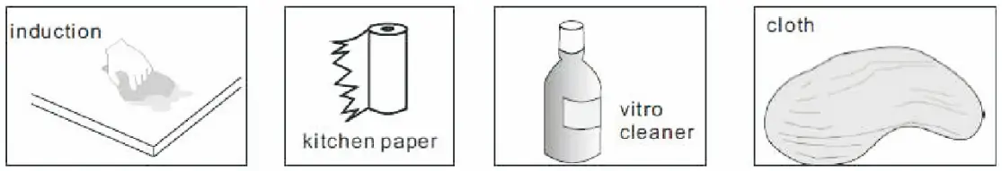 COOKOLOGY CET301 Built In Ceramic Hob -Caution