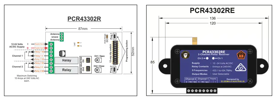 ELSEMA-2-Channel-433MHz-Penta-Receiver-with-Relay-Outputs-4
