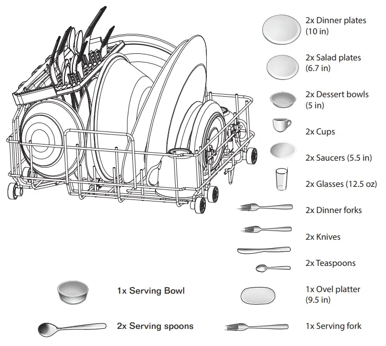 FARBERWARE FDW05ASBWHA Complete Portable Countertop Dishwasher - dishwasher 1